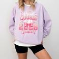 Senior 2026 Class Of 26 Coquette Pink Bow Graduation Cousin Comfort Colors Sweatshirt Orchid