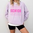 Senior 2026 Class Of 2026 Boys Girls Matching Graduation Comfort Colors Sweatshirt Orchid
