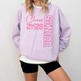 Senior 2026 Class Of 2026 Coquette Bow Graduation 2026 Comfort Colors Sweatshirt Orchid