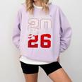 Senior 2026 Class Of 2026 Graduation 2026 Senior 26 Graduate Comfort Colors Sweatshirt Orchid