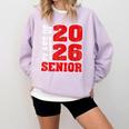 Senior 2026 Class Of 2026 Graduation Comfort Colors Sweatshirt Orchid