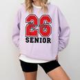 Senior 2026 Class Of 2026 School Graduation 2026 Merch Comfort Colors Sweatshirt Orchid