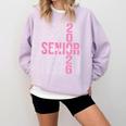 Senior 2026 Class Of 2026 Seniors Graduation 2026 Girl Women Comfort Colors Sweatshirt Orchid