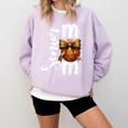 Senior Basketball Mom Class Of 2026 Player Graduation Grad Comfort Colors Sweatshirt Orchid