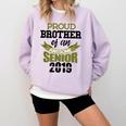 Senior Class Of 2019 Tshirt Graduation Awesome Brother Comfort Colors Sweatshirt Orchid