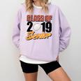 Senior Class Of 2019 Tshirt Graduation School Baseball Comfort Colors Sweatshirt Orchid