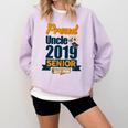 Senior Class Of 2019 Tshirt Graduation School Students Uncle Comfort Colors Sweatshirt Orchid