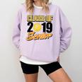 Senior Class Of 2019 Tshirt Graduation School Volleyball Comfort Colors Sweatshirt Orchid