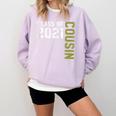 Senior Class Of 2021 Cousin Graduation Comfort Colors Sweatshirt Orchid