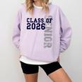 Senior Class Of 2026 Graduation Year High School & College Comfort Colors Sweatshirt Orchid