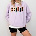 Senior Class Of 2026 Women Men Graduation Class Of 2026 Comfort Colors Sweatshirt Orchid