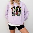 Senior Floral Class Of 2019 Shirt Graduation Idea Comfort Colors Sweatshirt Orchid