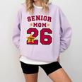 Senior Mom 2026 Proud Senior Mom Class Of 26 For Graduation Comfort Colors Sweatshirt Orchid