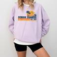 Senior Sunrise 2026 Graduation Cool Retro High School Comfort Colors Sweatshirt Orchid