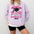 She Believed She Could So She Mastered It Graduation Comfort Colors Sweatshirt Orchid