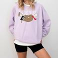 Sloth Graduation Shirt I Did It Diploma Grad Comfort Colors Sweatshirt Orchid