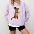 SmileteesGrad Cute Sea Otter Graduation T-Shirt Comfort Colors Sweatshirt Orchid
