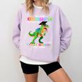So Long Kindergarten Graduation Class 2025 Dinosaur Kids Comfort Colors Sweatshirt Orchid