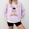 So Long Pre k Graduation 2025 Look Out Kindergarten Girls Premium Tri-Blend Comfort Colors Sweatshirt Orchid