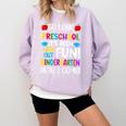 So Long Preschool Kindergarten Here I Come Graduation Comfort Colors Sweatshirt Orchid