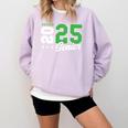 Soccer Senior Night Soccer Senior 2025 Graduation 44 Comfort Colors Sweatshirt Orchid