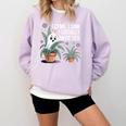 Social Anxiety Introvert Nervous Awkward Socially Comfort Colors Sweatshirt Orchid