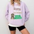 Social Work Student Masters Degree Graduation Comfort Colors Sweatshirt Orchid