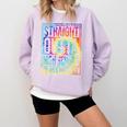 Straight Outta High School Class Of 2022 Graduation Comfort Colors Sweatshirt Orchid