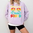 Summer Vacation Graduation Cruise Squad 2026 Matching Comfort Colors Sweatshirt Orchid