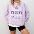 Super Proud Dad Of 2026 Graduate Senior Graduation Family Comfort Colors Sweatshirt Orchid