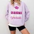 Super Proud Grandma Of 2025 Graduate Graduation Family Comfort Colors Sweatshirt Orchid