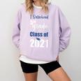 I Survived 5th Grade Class Of 2021 Quarantined Graduation 2 Comfort Colors Sweatshirt Orchid