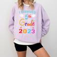 I Survived 5th Grade Graduation Class 2023 Elementary Comfort Colors Sweatshirt Orchid