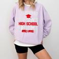 I Survived My Son's High School Diploma Graduation Premium Comfort Colors Sweatshirt Orchid