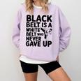 Taekwondo Belt Club Graduation Comfort Colors Sweatshirt Orchid