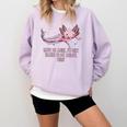 Im Only Talking To My Axolotl Today Salamander Introvert Comfort Colors Sweatshirt Orchid