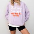 That's My Grandson 2018 Graduation Shirt For Grad Nanas Comfort Colors Sweatshirt Orchid