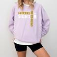 Track Senior Night Track Senior 2025 Graduation 14 Comfort Colors Sweatshirt Orchid