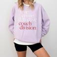 True Crime Detective Couch Division Fun Crime Fan Introverts Comfort Colors Sweatshirt Orchid True Crime Detective Couch Division Fun Crime Fan Introverts Comfort Colors Sweatshirt Orchid