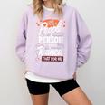 I Used To Be a People Person Antisocial Introvert Comfort Colors Sweatshirt Orchid