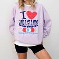 Vet Tech I Love Veterinary Technician Graduation Comfort Colors Sweatshirt Orchid