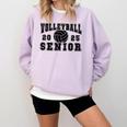 Volleyball Senior Night Volleyball Senior 2025 Graduation 28 Comfort Colors Sweatshirt Orchid