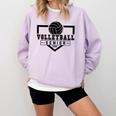 Volleyball Senior Night Volleyball Senior 2025 Graduation 30 Comfort Colors Sweatshirt Orchid