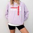 Volleyball Senior Night Volleyball Senior 2025 Graduation 5 Comfort Colors Sweatshirt Orchid