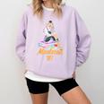Women Mastered It Girl Master Degree Graduation Graduate Comfort Colors Sweatshirt Orchid