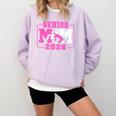 Wrestling Senior Mom Wrestling Senior 2026 Graduation Comfort Colors Sweatshirt Orchid