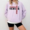 Wrestling Senior Night Wrestling Senior 2025 Graduation 70 Comfort Colors Sweatshirt Orchid