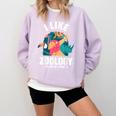Zoologist Scientist Wildlife Biologist Zoology Introverted Comfort Colors Sweatshirt Orchid Zoologist Scientist Wildlife Biologist Zoology Introverted Comfort Colors Sweatshirt Orchid
