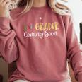 1st Grader Coming Soon Kindergarten Graduation Comfort Colors Sweatshirt Crimson