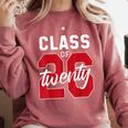 2 Sided Class Of 2026 Senior 2026 Graduation Comfort Colors Sweatshirt Crimson